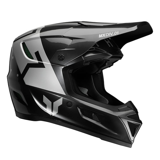 THOR HELMET REFLEX ROGUE CHARCOAL/SILVER