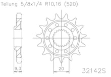 SPROCKET FRONT MOTO MASTER STEEL 13T KAWASAKI KX250 06-ON KX250F 06-23 KX250X 21-23