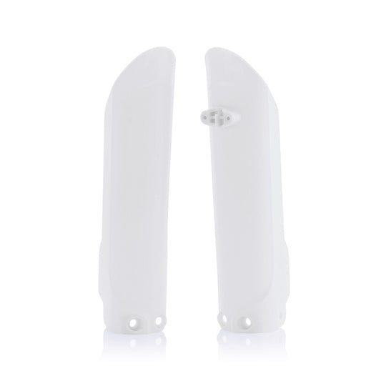 Lower Fork Covers -  KTM85 2018-25 MC85 21-25 TC85 18-25 2020 White Acerbis