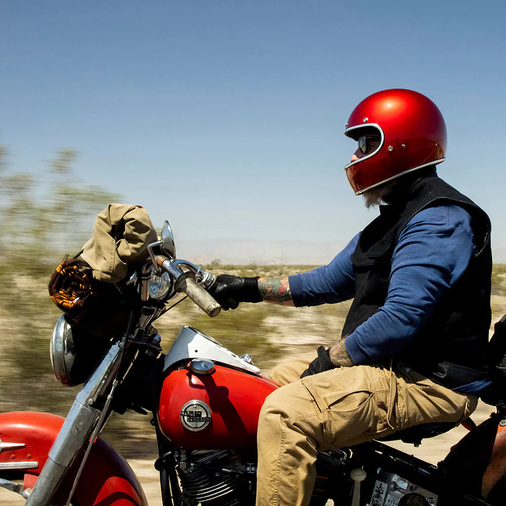 BILTWELL GRINGO [METALLIC CHERRY RED]