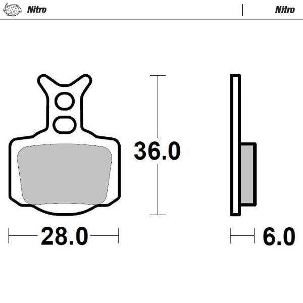 BRAKE PADS FRONT AND REAR MOTO MASTER NITRO GAS GAS HUSQVARNA KTM