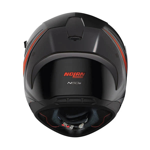 Nolan N60-6 SPORT Full Face Helmet - flat black/red