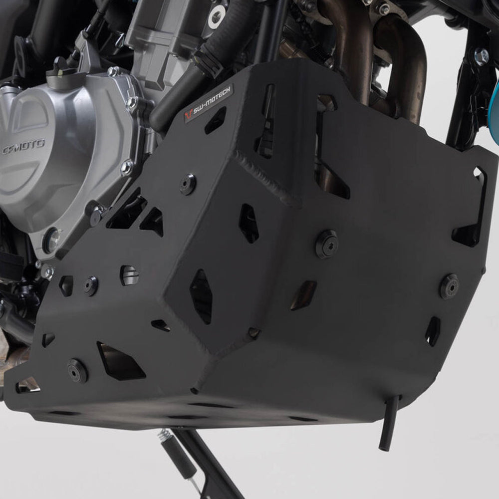BASH PLATE SW MOTECH BLACK CF MOTO 450MT 24-ON