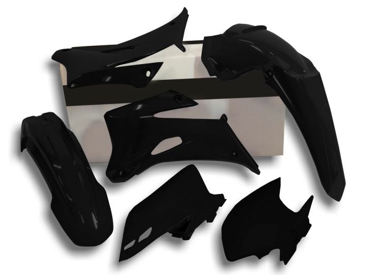 PLASTICS KIT RTECH 4 PIECE BLACK YAMAHA WR250F 07-13 WR450F 07-11