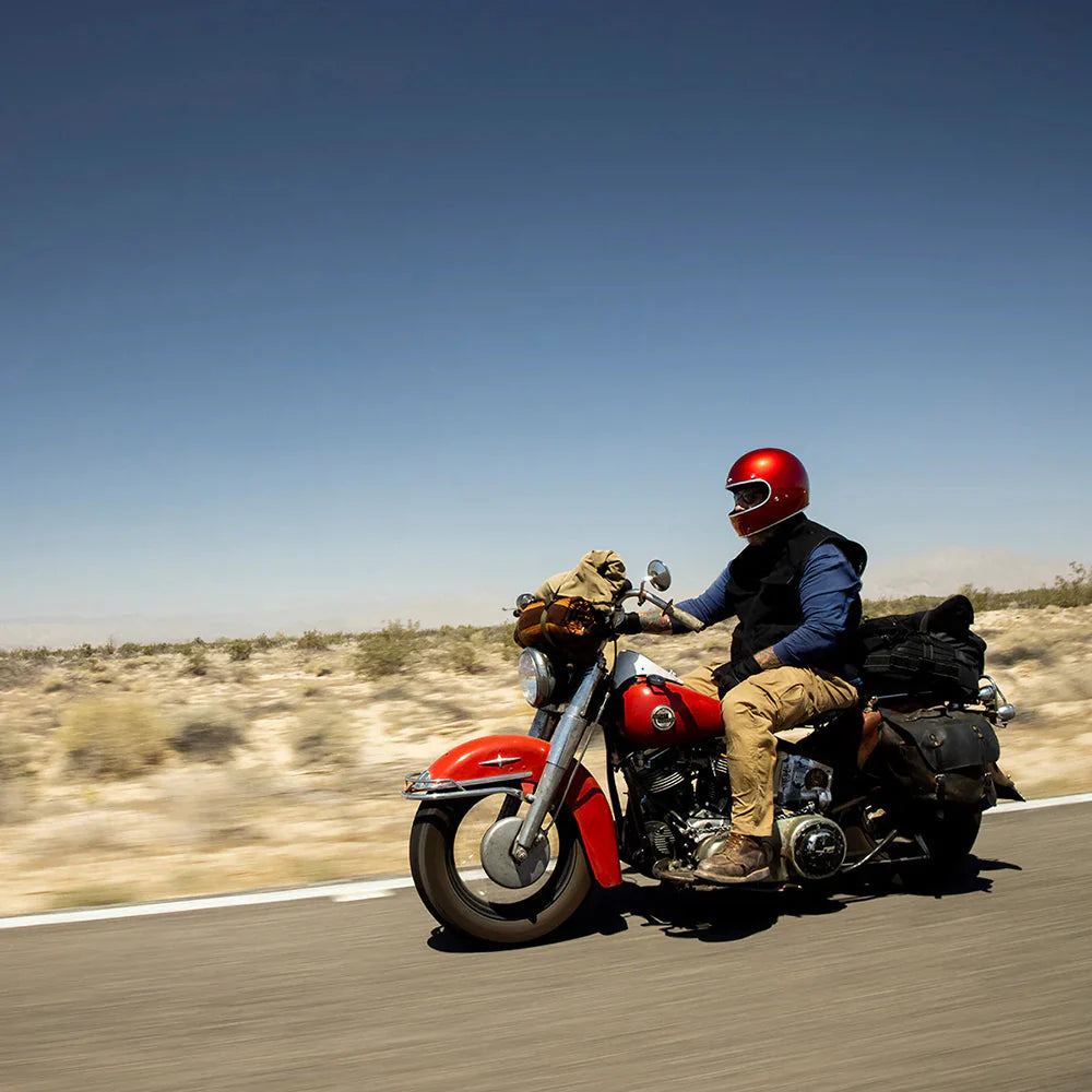 BILTWELL GRINGO [METALLIC CHERRY RED]