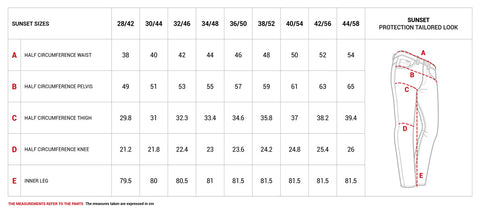 PMJ-Sunset-size-chart