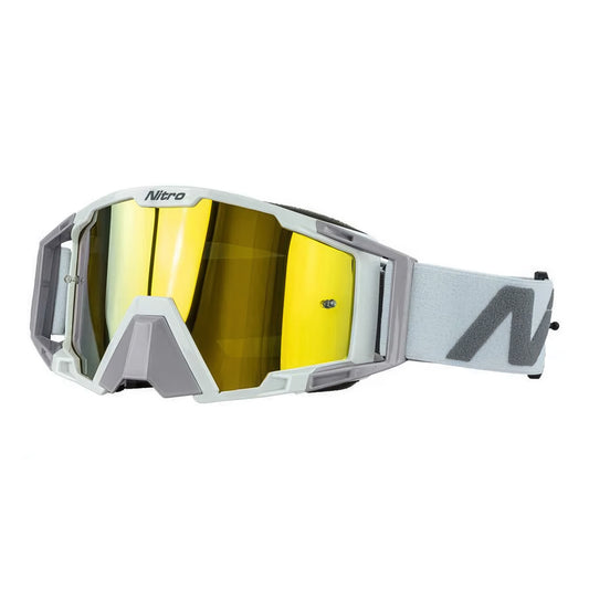 NITRO NV-100 GOGGLES [WHITE SILVER] - 1