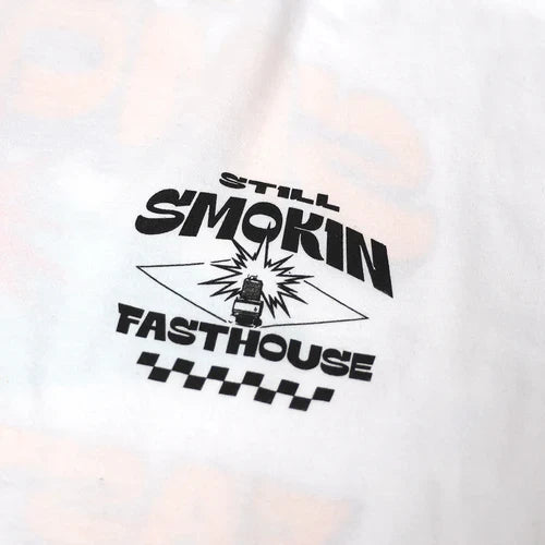 FastHouse 4 Ever 2 Smokin Tee - White