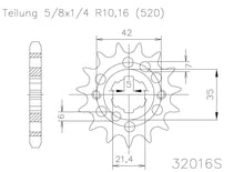 SPROCKET FRONT MOTO MASTER STEEL 14T KAWASAKI KLX450 KLX450R KX450F KX450X