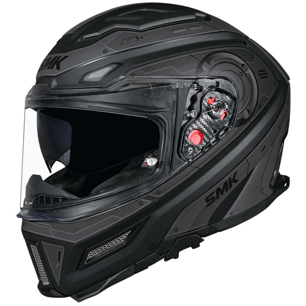 SMK AGNAR CYBORG - Matte Black Grey - MA266