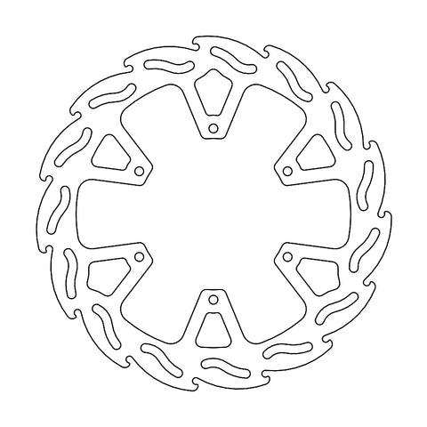 BRAKE DISC REAR MOTO MASTER FLAME 260MM KTM ADVENTURE
