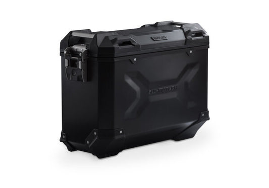 SW MOTECH TRAX ADVENTURE SIDE CASE LEFT UNIVERSAL FIT ALUMINUM 37L BLACK