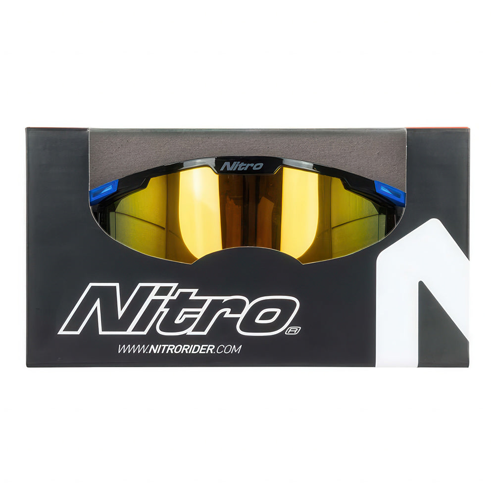 NITRO NV-100 GOGGLES [BLUE BLACK] - 5