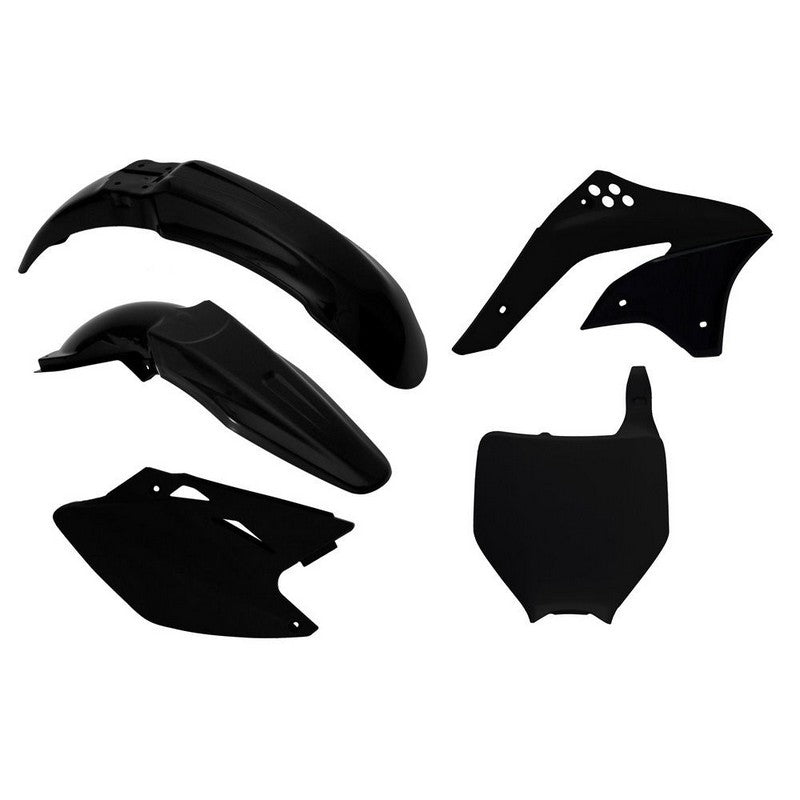 PLASTICS KIT RTECH 5 PIECE BLACK KAWASAKI KX450F 06-08