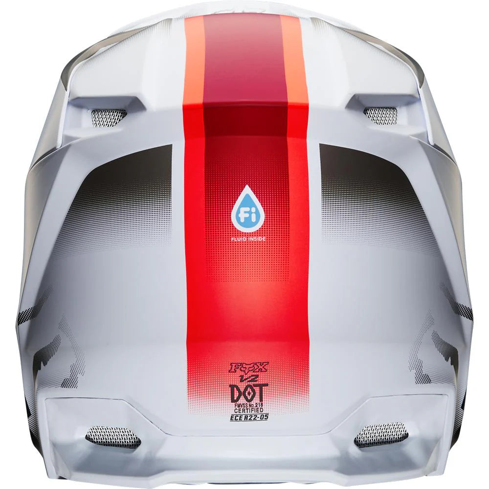 FOX YOUTH V2 VLAR HELMET ECE [WHITE]