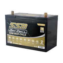 AGM BATTERY DEEP CYCLE DUAL PURPOSE 12V 105AH 780CCA BY SSB (27LX MF) ULTRA HIGH PERFORMANCE