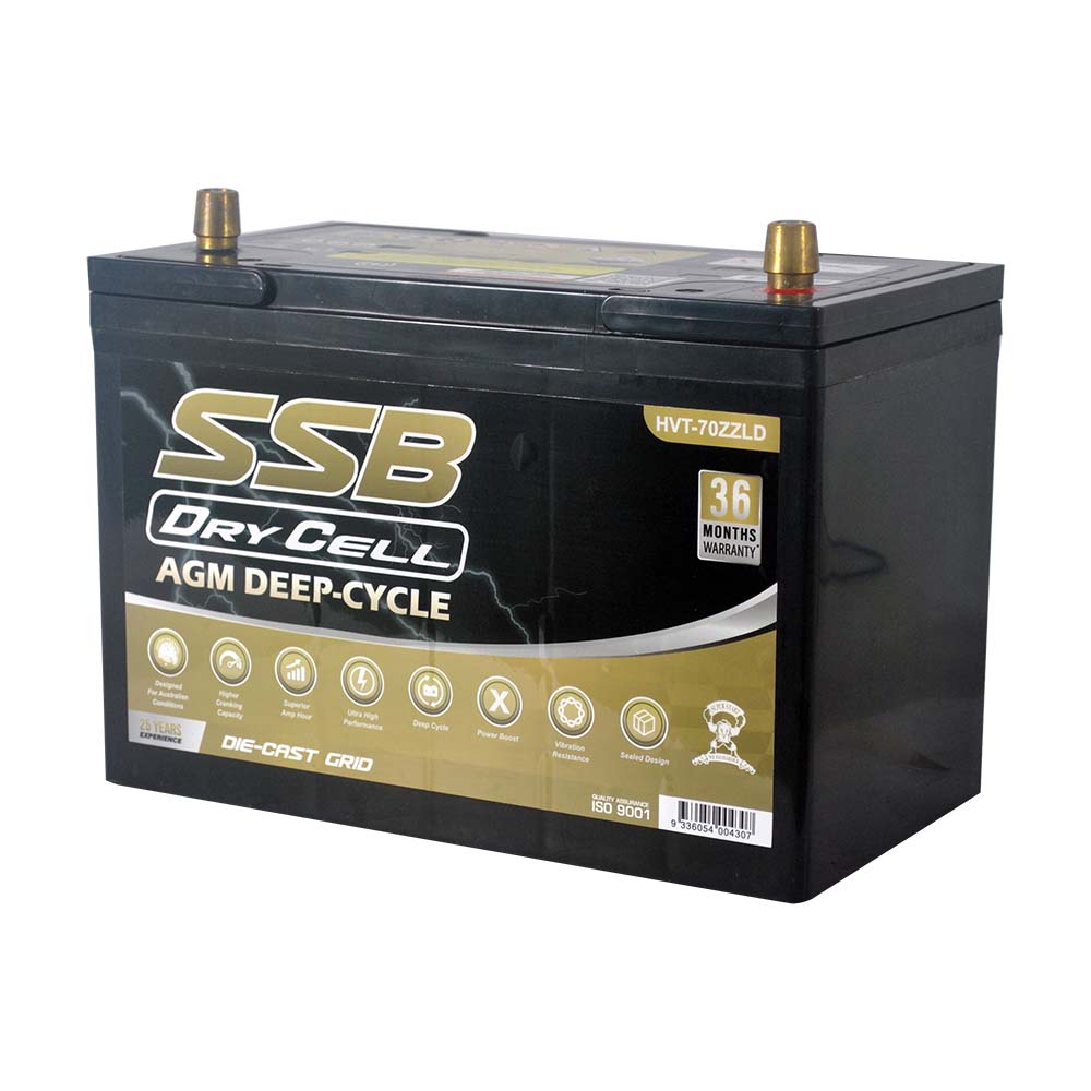 AGM BATTERY DEEP CYCLE DUAL PURPOSE 12V 105AH 780CCA BY SSB (27LX MF) ULTRA HIGH PERFORMANCE
