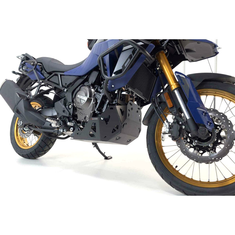 BASH PLATE SW MOTECH BLACK SUZUKI V STROM 800 22-ON