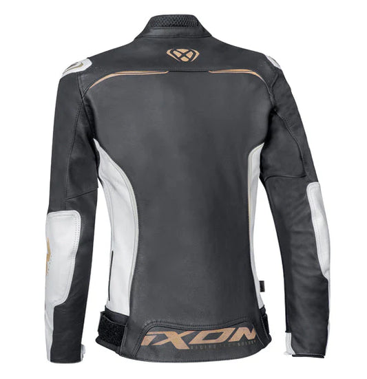 Ixon TRINITY Lady Jacket - Wht/Blk/Gld