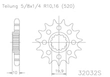 SPROCKET FRONT MOTO MASTER STEEL 14T KAWASAKI KLX SUZUKI DR DRZ RM RMX