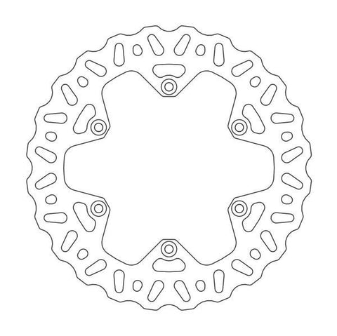BRAKE DISC REAR MOTO MASTER NITRO 220MM GAS GAS HONDA HUSABERG HUSQVARNA KAWASAKI KTM SHERCO SUZUKI