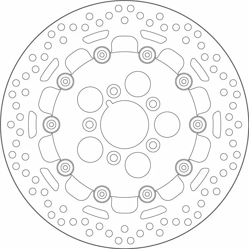 Harley Davidson Front Floating Brake Disc (#6139) 292mm OD, 56.3mm ID