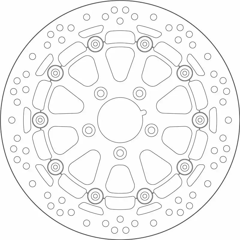 Harley Davidson Front Floating Brake Disc (#6143)