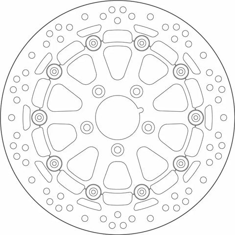 Harley Davidson Front Floating Brake Disc (#6143)