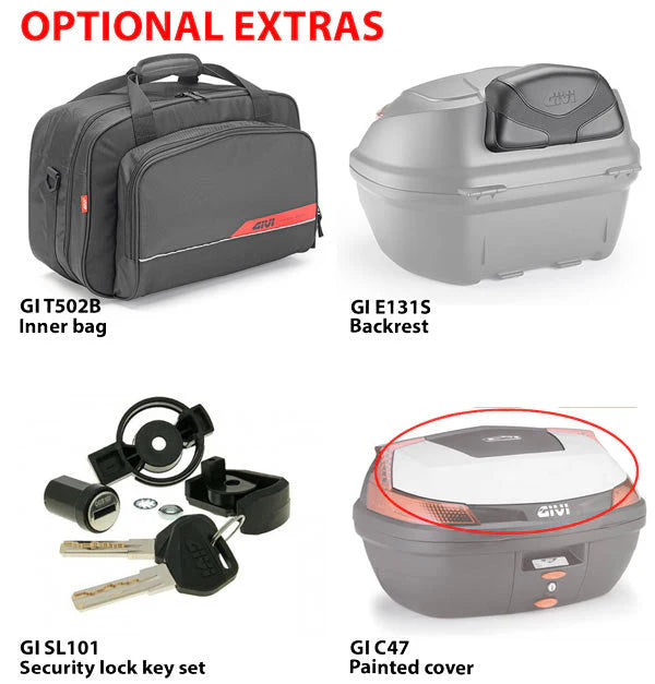 Givi B47 Monolock Top Box (47 litre)