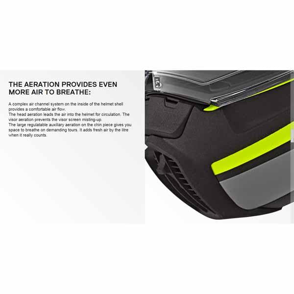 SCHUBERTH E1 Adventure Helmet - Cut Blue Medium