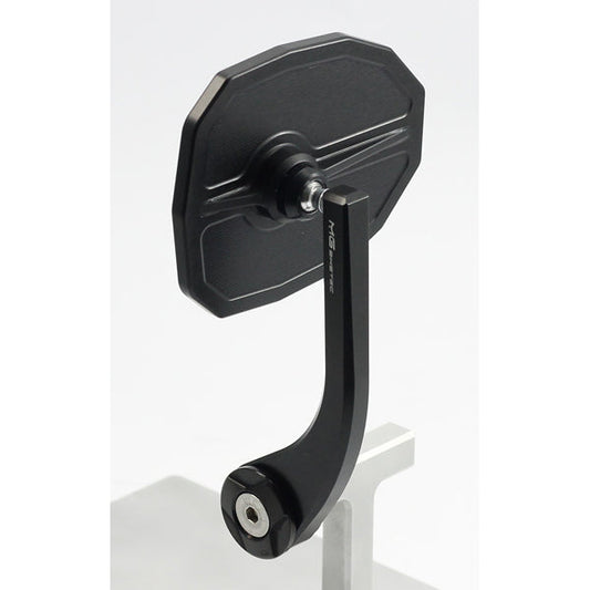 MG Biketech handlebar end mirror - Kawasaki black (shield)