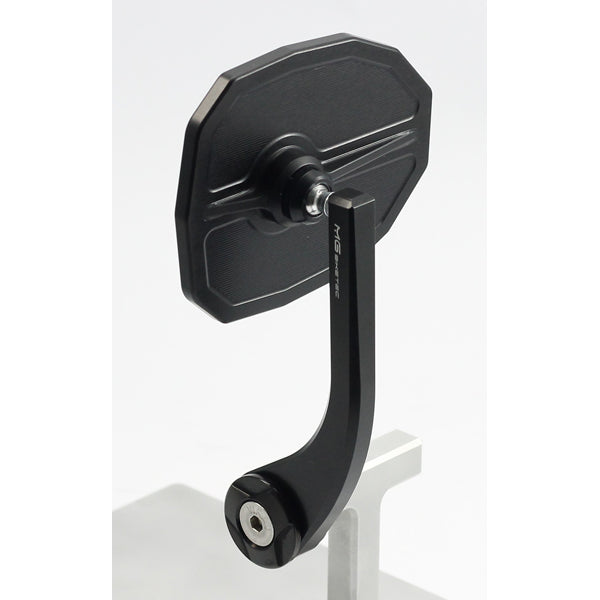 MG Biketech handlebar end mirror - Yamaha black (shield)
