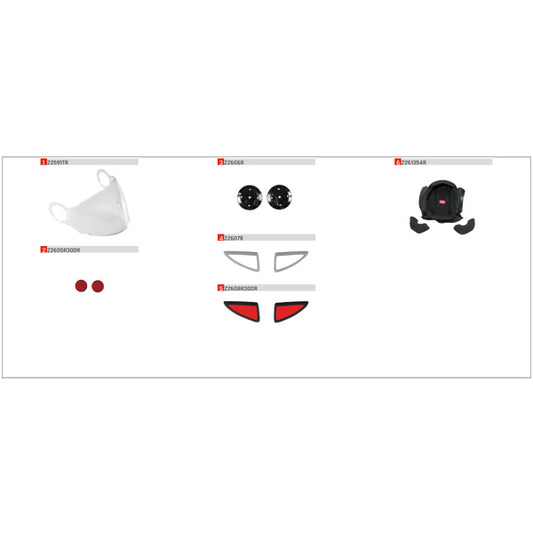 J.05 HELMET SPARES