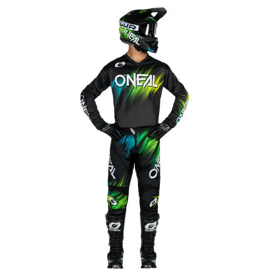 O'Neal 2024 ELEMENT Voltage Jersey - Black/Green