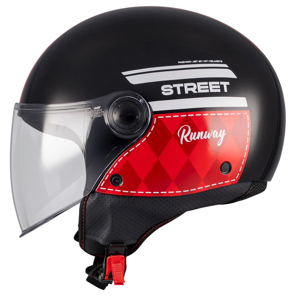 MT STREET S [RUNWAY GLOSS BLACK-RED] - 2