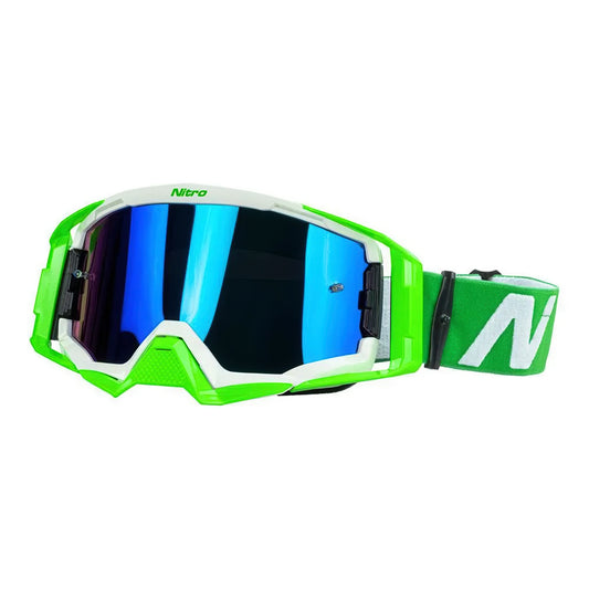 NITRO NV-150 GOGGLES [WHITE GREEN GREEN LENS] 1