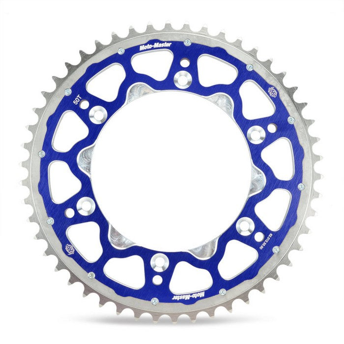 SPROCKET REAR MOTO MASTER FUSION DUAL RING 51T BLUE GAS GAS HUSABERG HUSQVARNA KTM