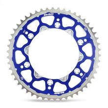 SPROCKET REAR MOTO MASTER FUSION DUAL RING 50T BLUE YAMAHA TTR WR YZ