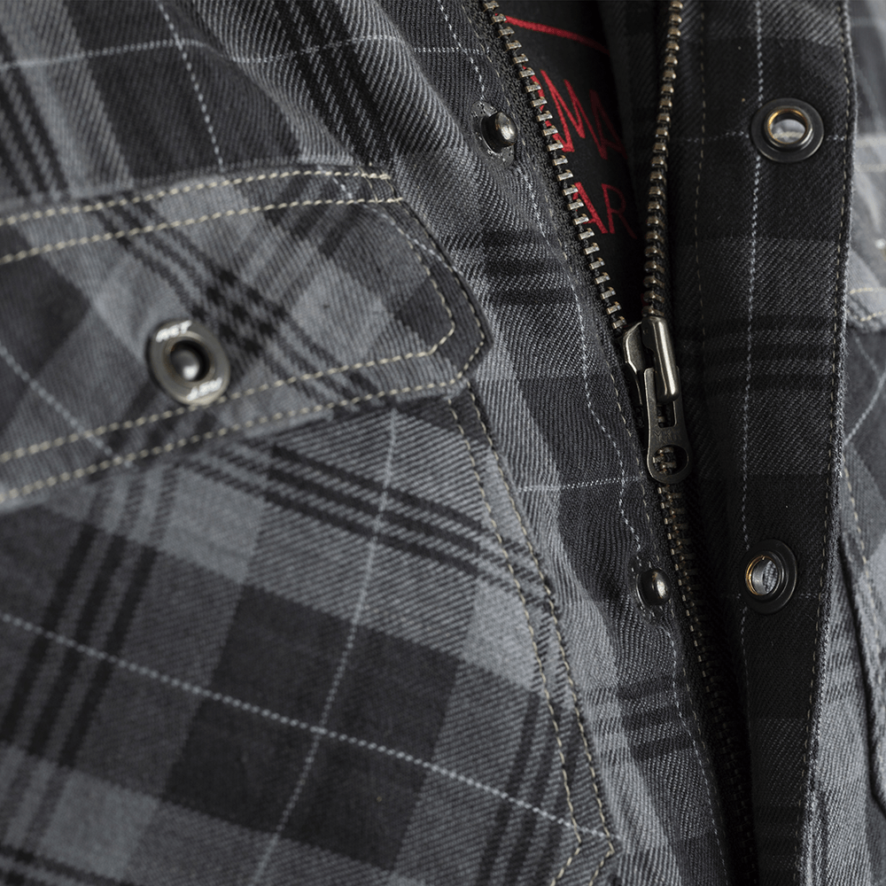 RST LUMBERJACK KEVLAR LINED CE TEXTILE SHIRT [PINSTRIPE GREY]