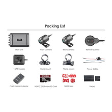 VIOFO 1080P MOTORCYCLE DASHCAM DUAL CHANNEL F/R WIFI + GPS