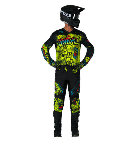 O'Neal 2026 Youth ELEMENT Rancid Pant - Black/Neon