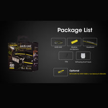 NITECORE 400 LUMEN USB RECHARGEABLE LED HEADLAMP