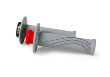 HANDLEBAR GRIPS RTECH R20 LOCK ON GREY UNIVERSAL