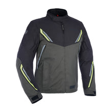 OXFORD HINTERLAND MENS TRILAMINATE JACKET - GREY/FLURO