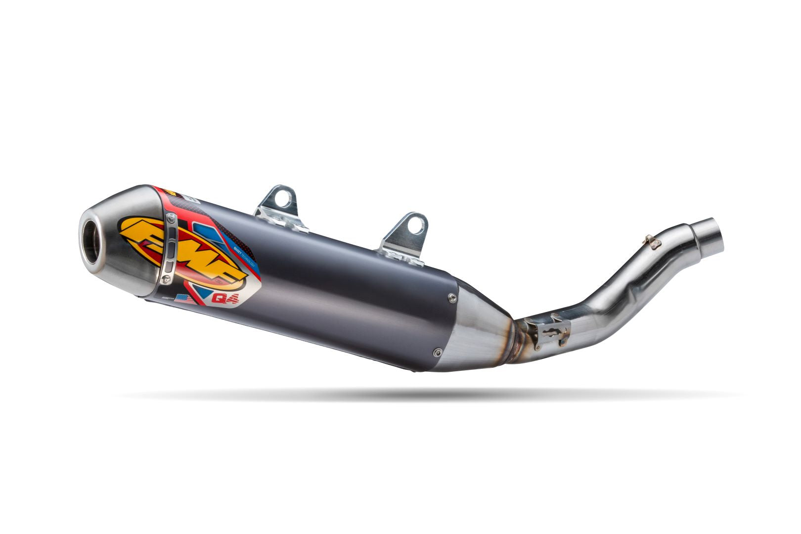 Hex Q4 S/A KX450F 19-23 450X Slip On Muffler