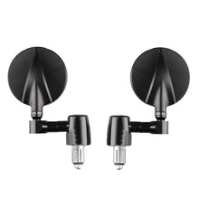Revolution Bar End Mirrors Tarmac Alloy - Pair