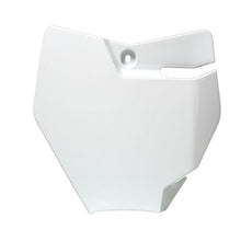 NUMBER PLATE RTECH WHITE GAS GAS MC65 21-23 KTM 65 SX 16-23