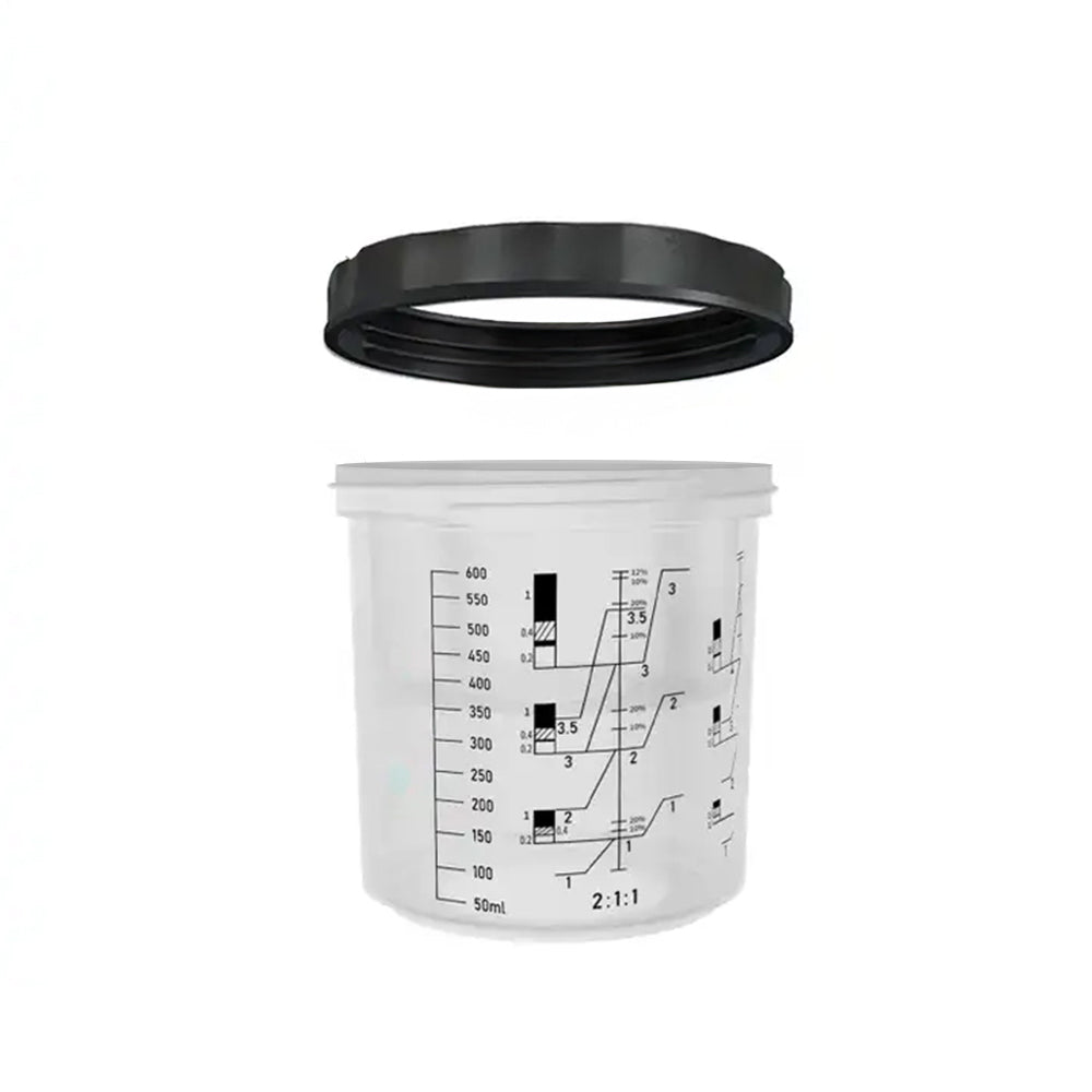 HANSPRAY SPEEDY PAINT SYSTEM 800ML REPLACEMENT HARD OUTER CUP & COLLAR SINGLE UNIT