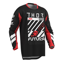 THOR MX JERSEY LAUNCHMODE FUTURA BLACK/RED