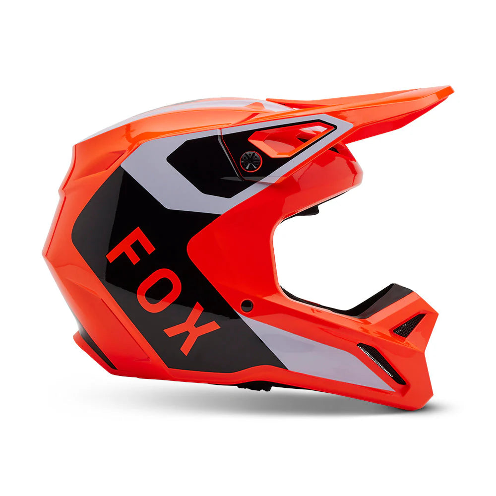 FOX YOUTH V1 LEAN HELMET MIPS CE [FLO ORANGE]